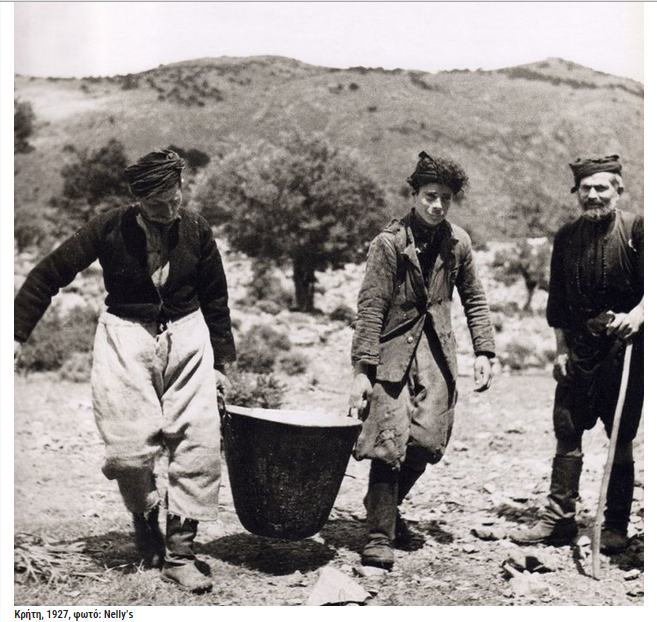 Редкие фотографии Крита прошлого века