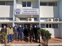 Επίσκεψη της ένωσης αστυνομικών υπαλλήλων Ηρακλείου σε υπηρεσίες της αστυνομίας Ηρακλείου