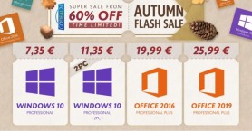 Φθινοπωρινές Προσφορές στο GoDeal24: Windows 10 στα 7.35€, Office από 19.99€