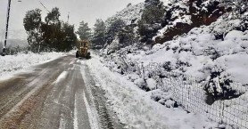 Άμεσες παρεμβάσεις του Δήμου Φαιστού για τις χιονοπτώσεις