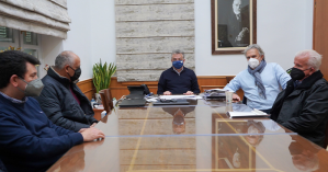 Συνάντηση Περιφερειάρχη Κρήτης Σταύρου Αρναουτάκη με τον Δήμαρχο Σητείας Γιώργο Ζερβάκη