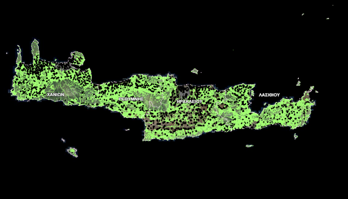 Δασικοί χάρτες Κρήτης: Τα «μυστικά» των συμβόλων  στους χαρακτηρισμούς 