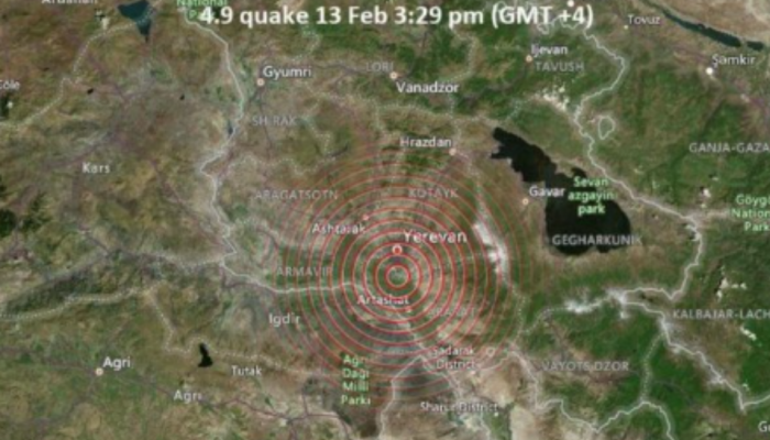 Σεισμός στην Αρμενία: Ένας τραυματίας από τη δόνηση των 4,9 βαθμών Ρίχτερ