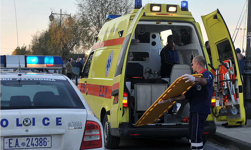 Τροχαίο με δύο τραυματίες στην Εθνική Οδό Χανίων – Ρεθύμνου (φωτο)