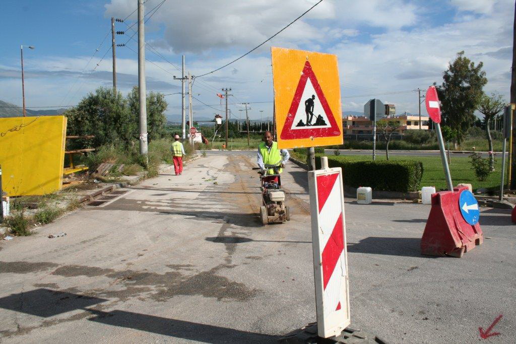 Διακοπή κυκλοφορίας σε οδικό άξονα του Ν.Χανίων λόγω έργων