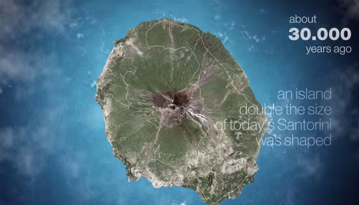 Σαντορίνη: Η ιστορία του νησιού και του ηφαιστείου (βίντεο)