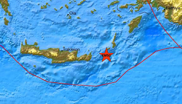 Ένας ακόμη σεισμός ανατολικά της Κρήτης