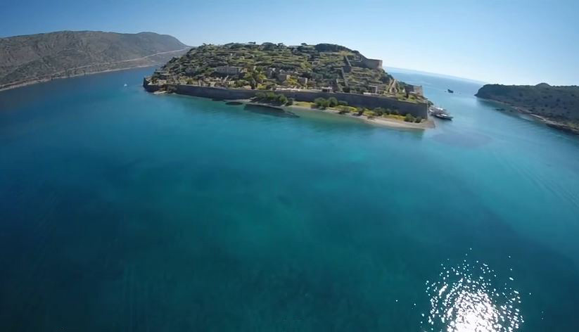 Το νησί των λεπρών από ψηλά! (βίντεο)