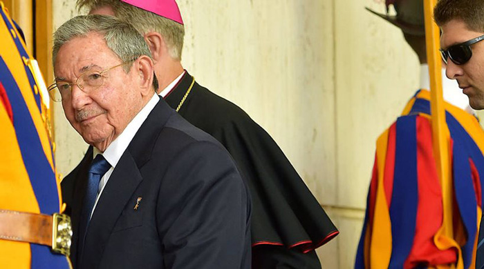 Συναντήσεις του Ραούλ Κάστρο με τον Πάπα και τον Ματέο Ρέντσι