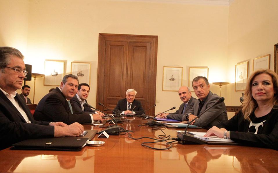 Τι ζήτησε από τους αρχηγούς ο Αλέξης Τσίπρας στο Προεδρικό