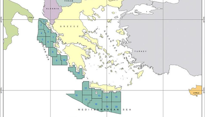 Υδρογονάνθρακες: Τρεις προσφορές για τις 20 θαλάσσιες περιοχές