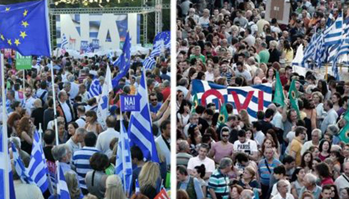 Οι δύο συγκεντρώσεις στο κέντρο της Αθήνας