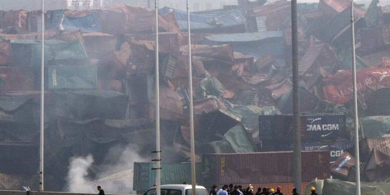Κίνα: 700 τόνοι κυανιούχου άλατος είχαν αποθηκευτεί στο σημείο της έκρηξης