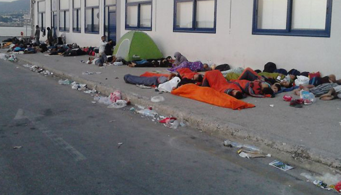 Πάνω από 3.000 μετανάστες στο λιμάνι της Λέσβου
