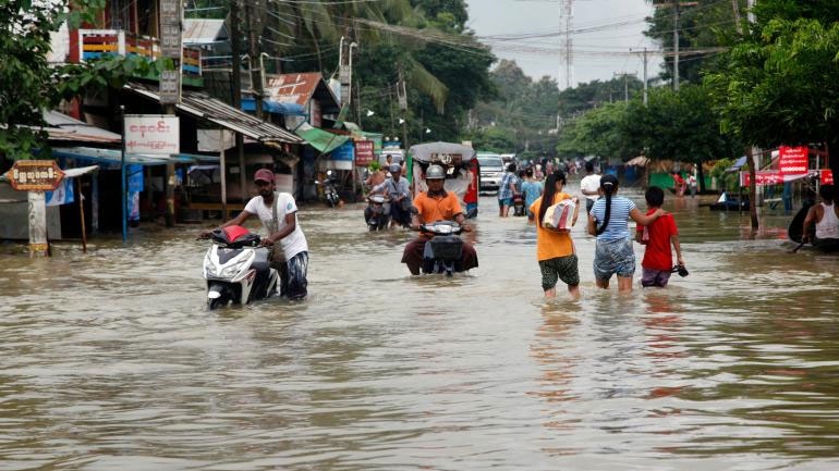 SOS εκπέμπει η Μιανμάρ για τους πλημμυροπαθείς