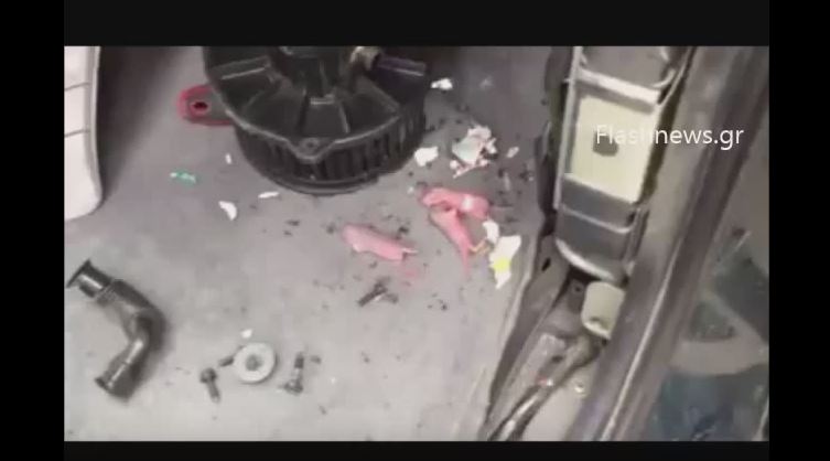 Απίστευτο περιστατικό σε ηλεκτρολογείο αυτοκινήτων στα Χανιά (βίντεο)