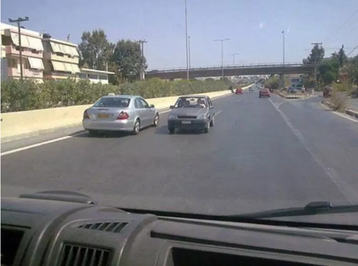 Οδηγός στη Κρήτη οδηγούσε ανάποδα στην εθνική οδό (φωτο)