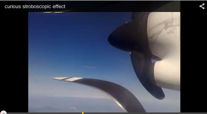 Τo φαινόμενο “rolling shutter effect”, σε έλικα αεροπλάνου!