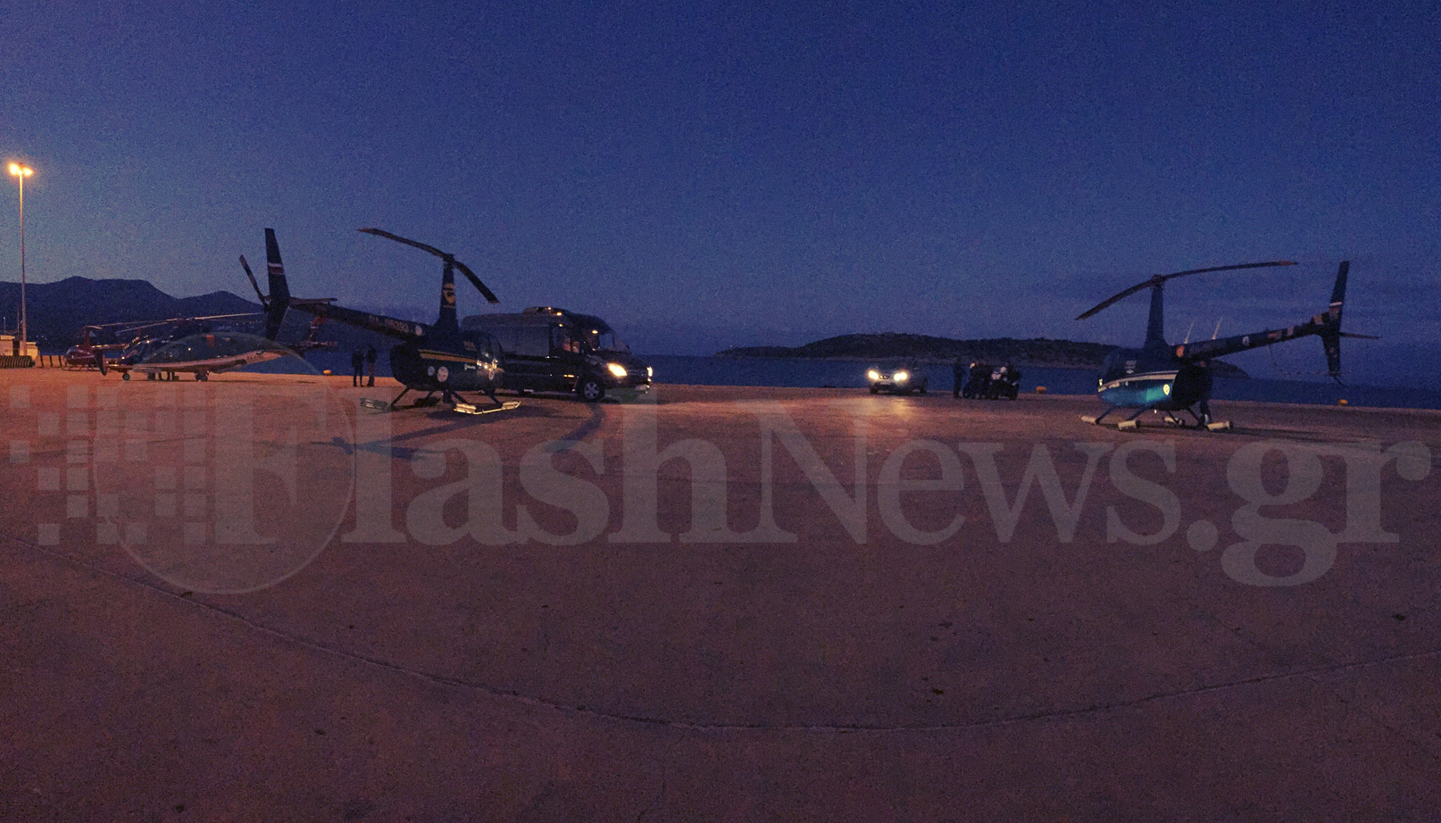 Τέσσερα ελικόπτερα αιφνιδίασαν τους Αγιο-Νικολιώτες