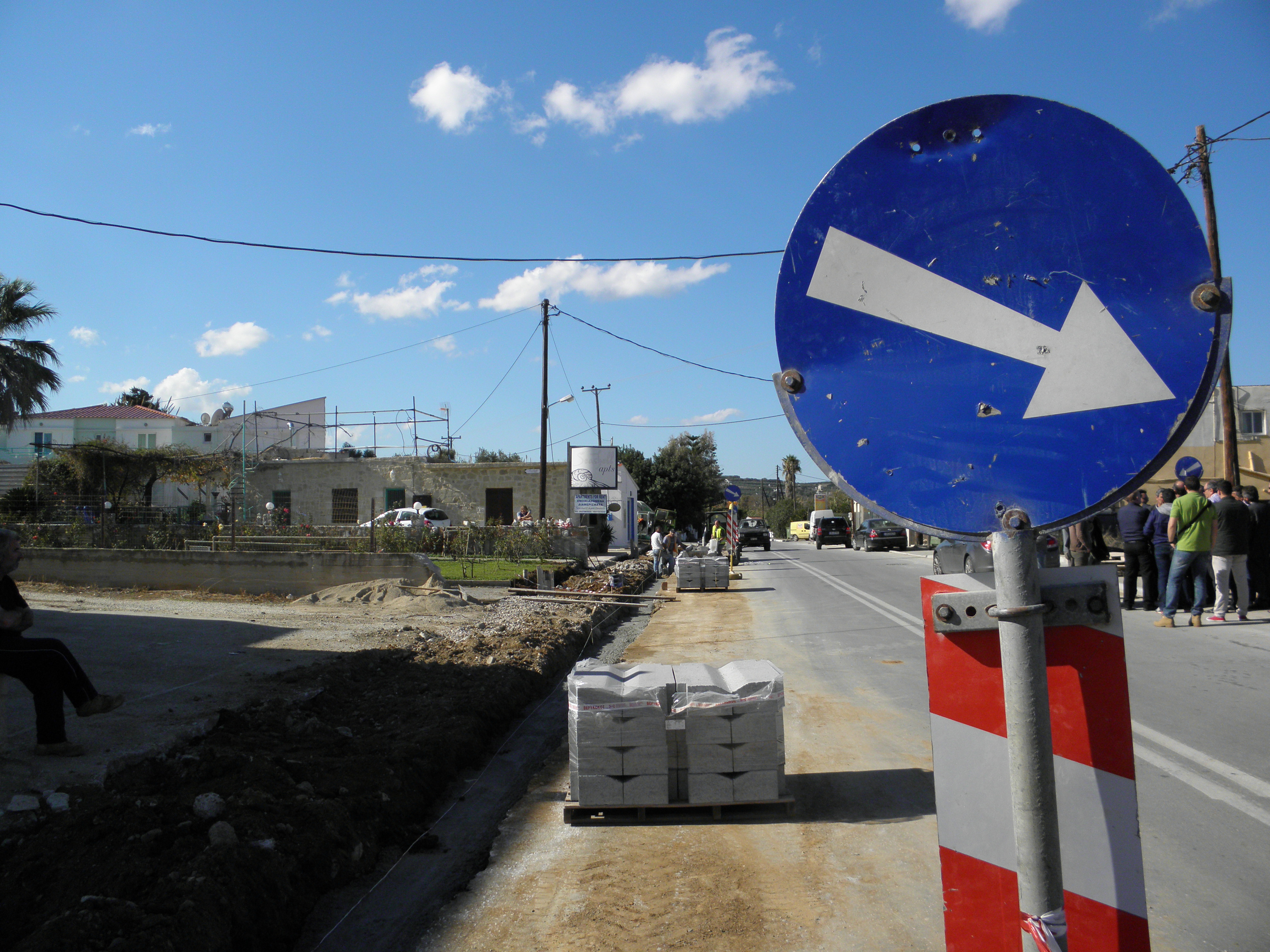 Κλείνει τμήμα του δρόμου Χερσόνησος-Καστέλι λόγω έργων