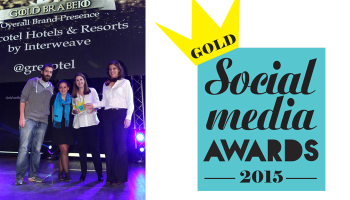 Χρυσό Βραβείο σε Όμιλο Ν. Δασκαλαντωνάκη-Grecotel στα Social Media Awards