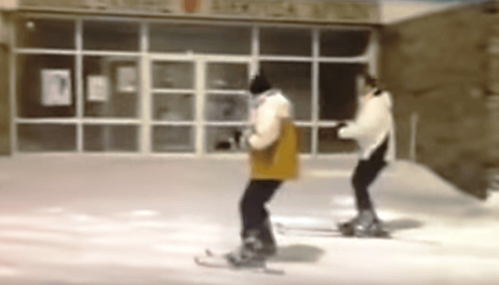 Απίστευτο στη χιονισμένη Ξάνθη: Έκαναν σκι μέσα στην πόλη ! (βίντεο)