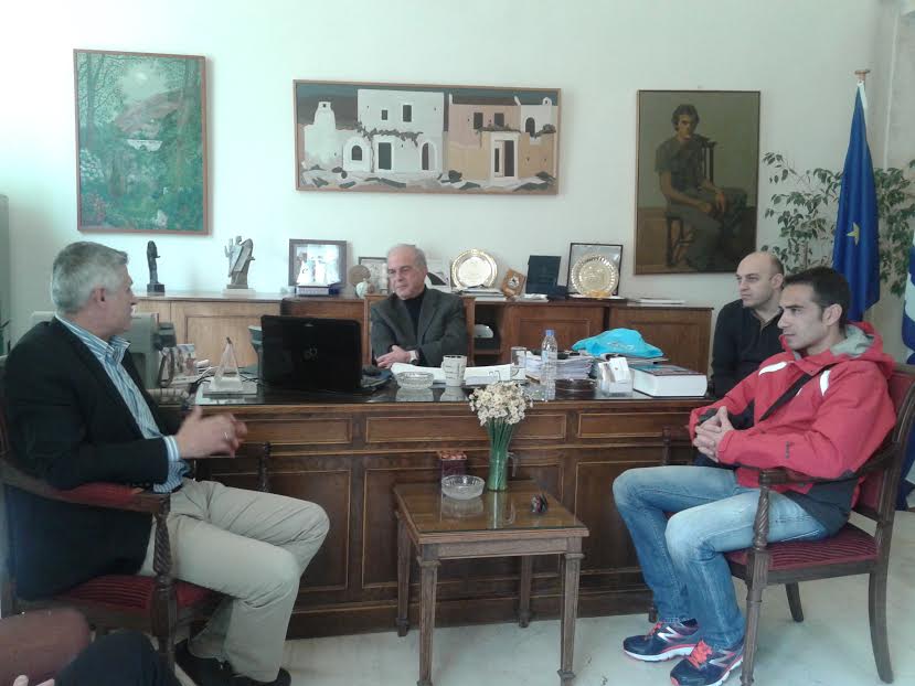 Επίσκεψη κορυφαίων Ελλήνων Αθλητών στο Δήμαρχο Ηρακλείου