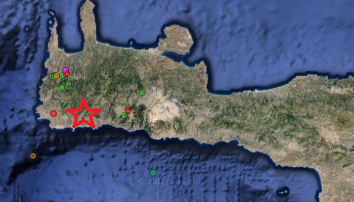 Νέος “δίδυμος” σεισμός στην Κρήτη έγινε αισθητός