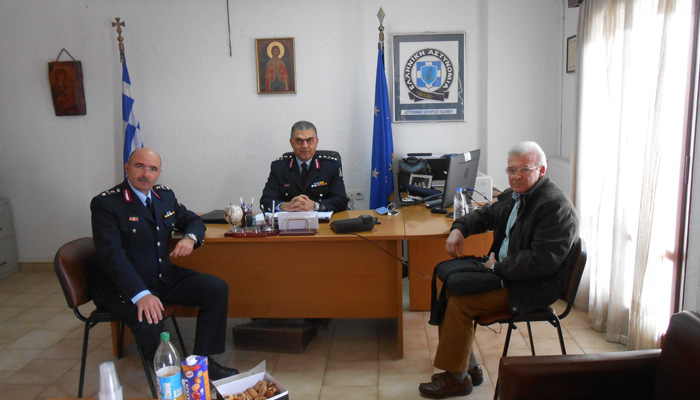 Συνάντηση Θραψανιώτη με τον νέο Γενικό Αστυνομικό Διευθυντή Κρήτης