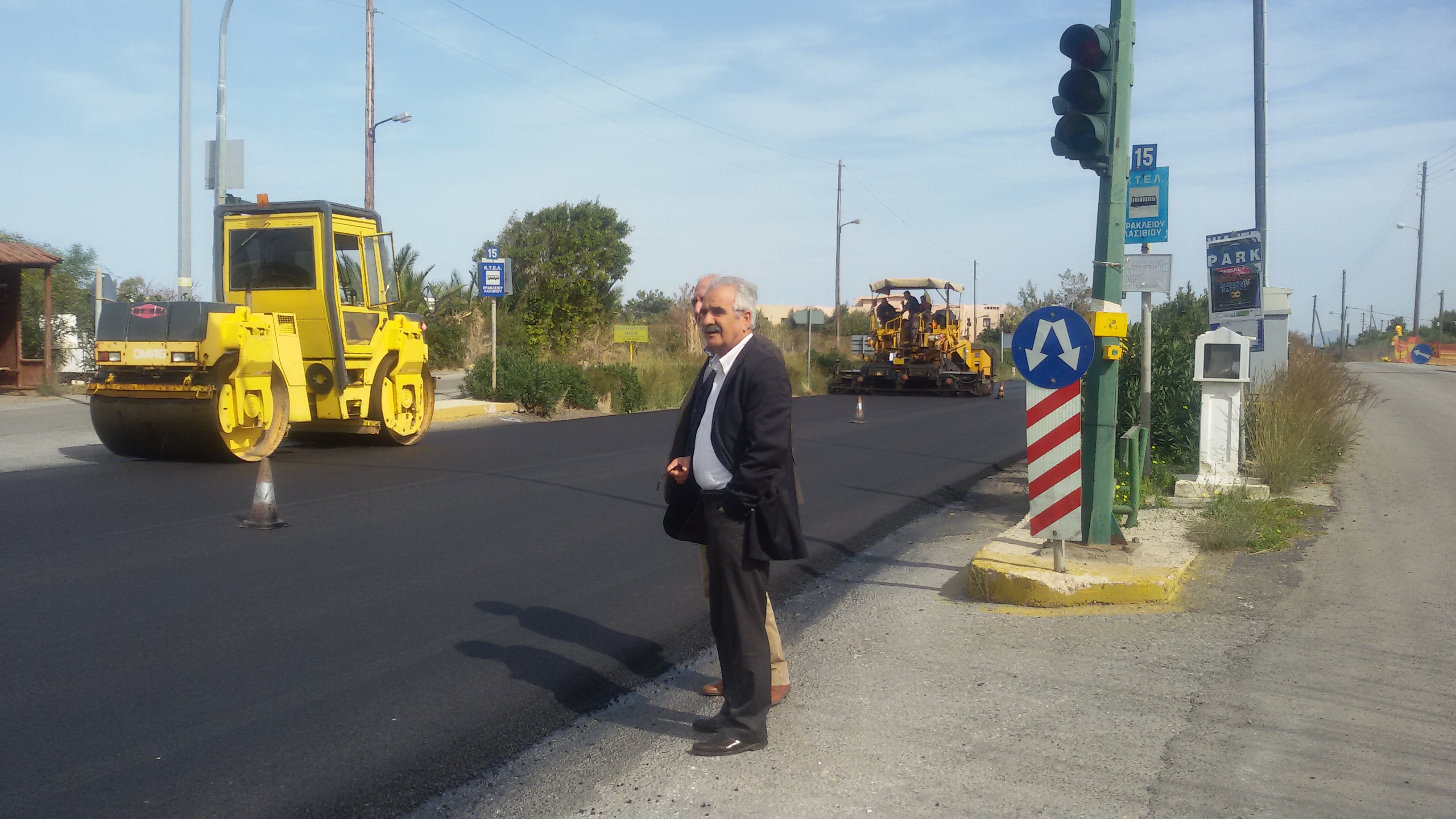 Επιταχύνονται οι εργασίες συντήρησης στη παλιά εθνική οδό Γούβες-Χερσόνησος