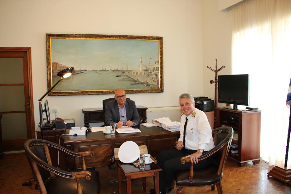 Συνάντηση Δημάρχου Χανίων με τον νέο Διοικητή του ΚΕΝΑΠ