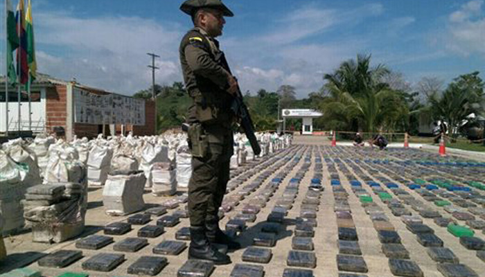 Οκτώ τόνοι κοκαΐνης κρυμμένα σε μπανανοφυτεία στην Κολομβία