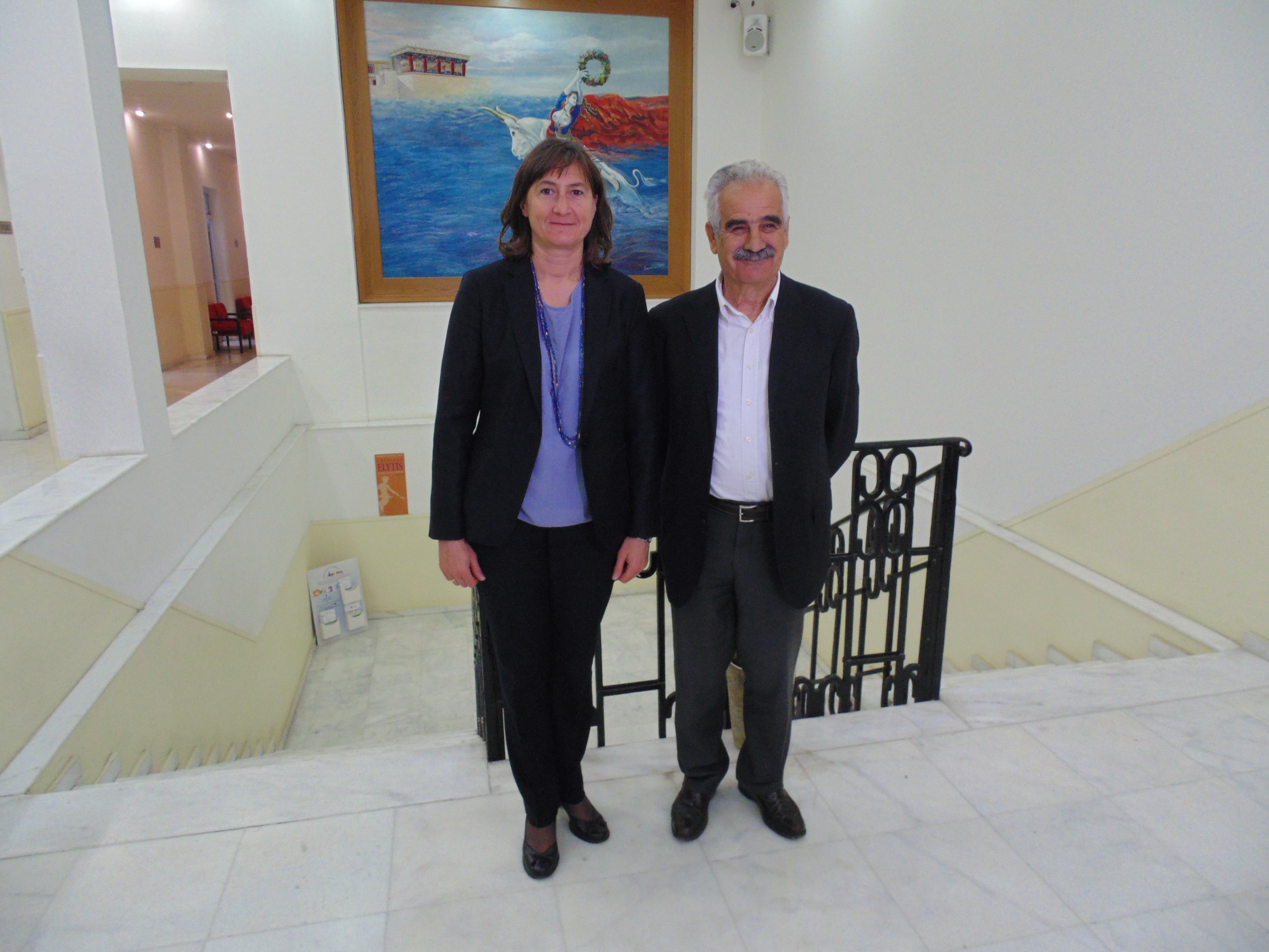 Συνάντηση της Πρέσβειρας της Βουλγαρίας με τον Αντιπεριφερειάρχη Ηρακλείου