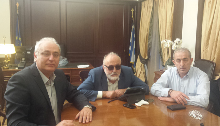 Τα προβλήματα του δήμου συζήτησε ο Π. Μπαριτάκης με τον Π. Κουρουμπλή