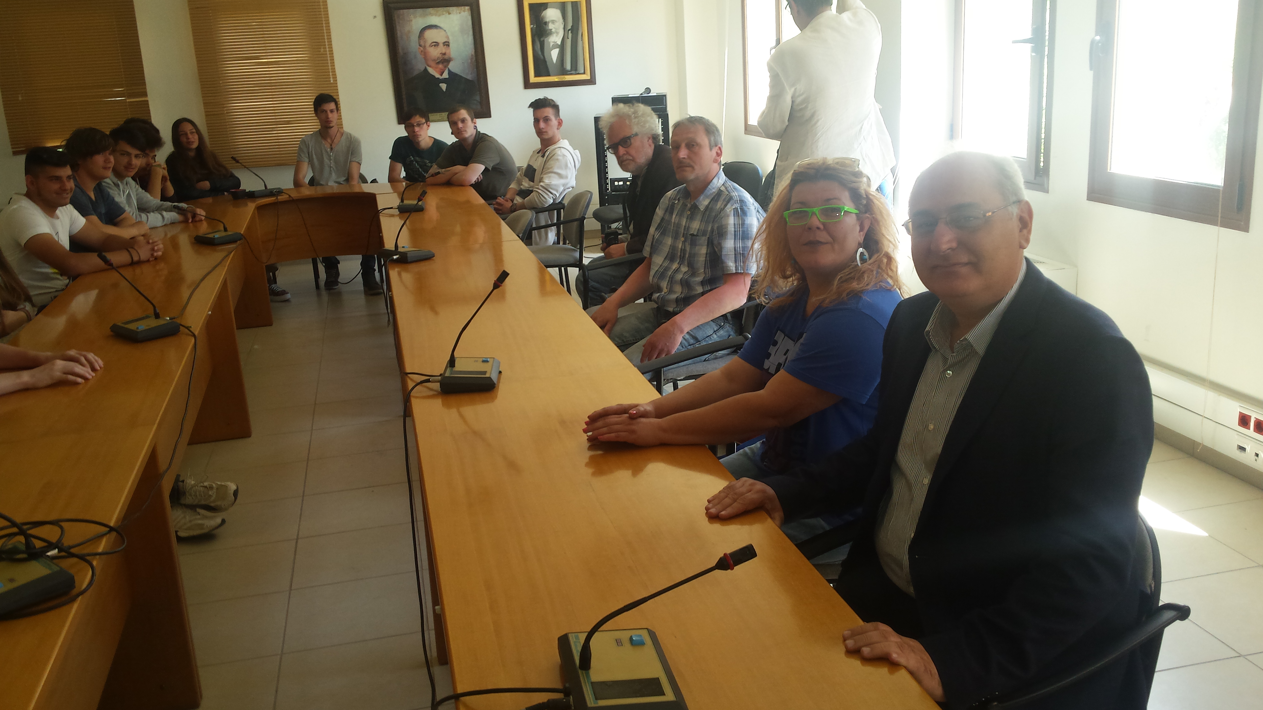 Επισκέπτες από την Περιφέρεια της  Ρηνανίας  στο Δημαρχείο Βιάννου