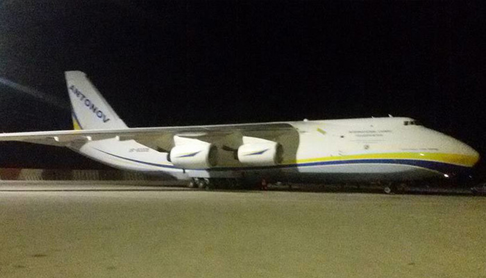 Ένα “γιγαντιαίο” Antonov προσγειώθηκε στο αεροδρόμιο Χανίων