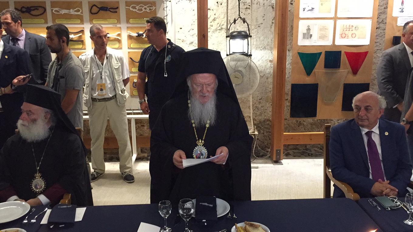 Προσφώνηση Οικουμενικού Πατριάρχη στο επίση δείπνο στα Χανιά