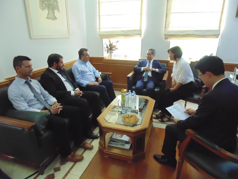 Συνάντηση Περιφερειάρχη με τον Επίτροπο, π. υφυπουργό, της Ν. Κορέας