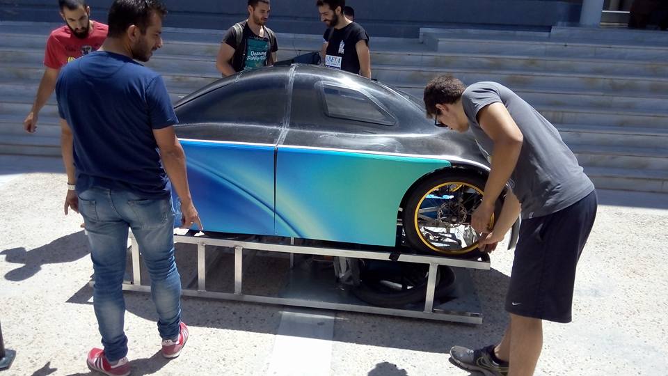 Το αυτοκίνητο φοιτητών του Πολυτεχνείου Κρήτης σε διεθνή διαγωνισμό