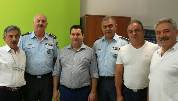 Συνάντηση με Γενικό Aστυνομικό Διευθυντή Κρήτης και Δήμαρχο Χερσονήσου