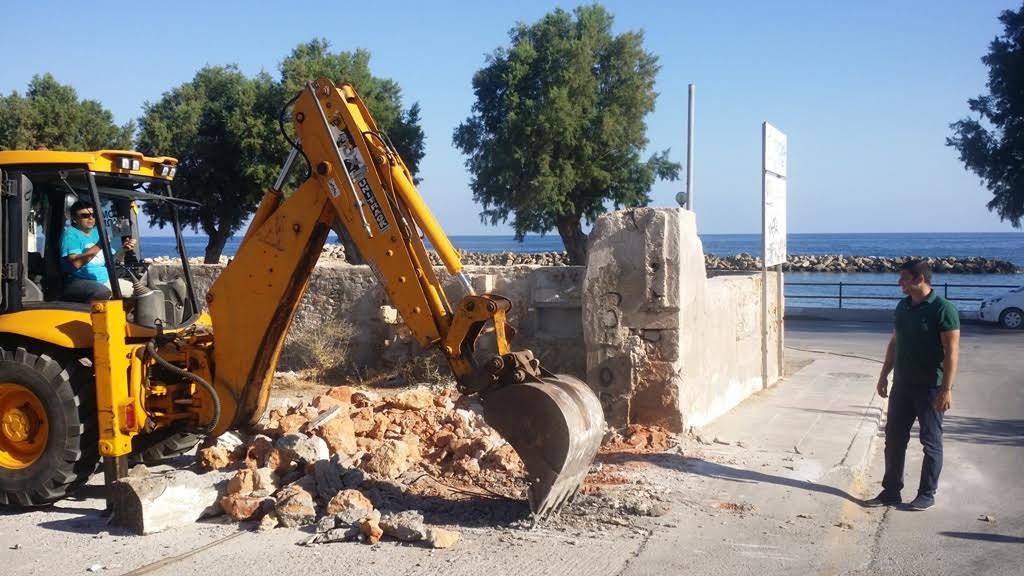 Σε εργασίες διαμόρφωσης οδών και χώρων προχώρησε ο Δήμος Χανίων