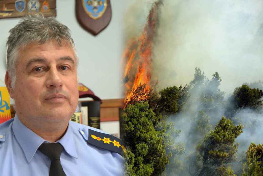 Το συγκινητικό ευχαριστώ του διοικητή που κινδύνευσε στη φωτιά στο Σελάκανο