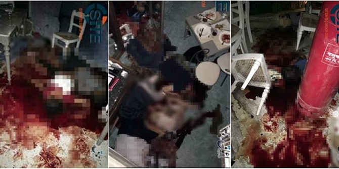 Αίμα & πτώματα παντού μετά την ομηρεία του ISIS – Σκληρές εικόνες