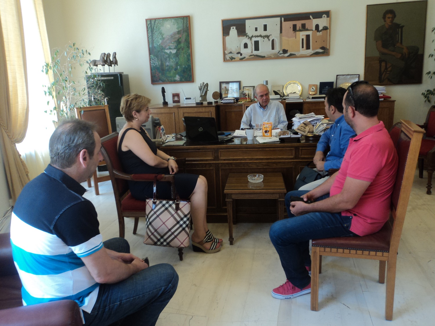 Με τους εκπροσώπους επαγγελματοβιοτεχνών και εμπόρων της Θράκης ο δήμαρχος