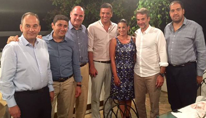 To δείπνο του Κ.Μητσοτάκη με Βουλευτές της ΝΔ στην Κρήτη