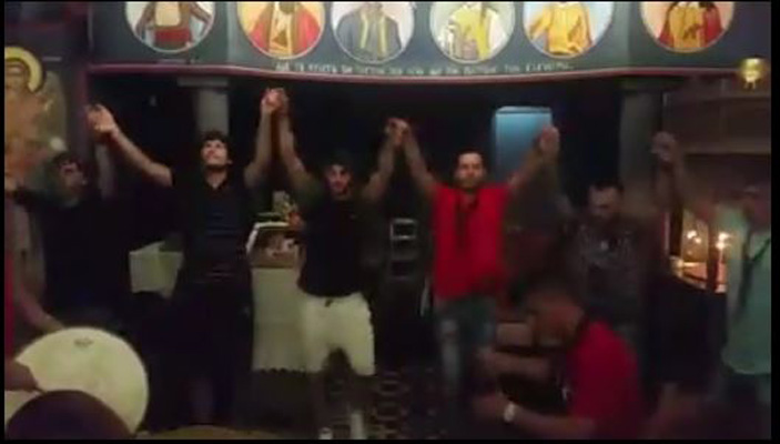 Ανατριχιαστικό – Πόντιοι & κρητικοί χόρεψαν μέσα σε ναό στα Ανώγεια(βίντεο)