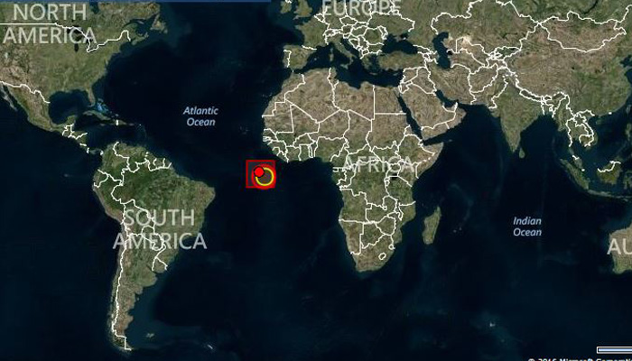 Ισχυρός σεισμός 7,4 βαθμών στον Ατλαντικό Ωκεανό