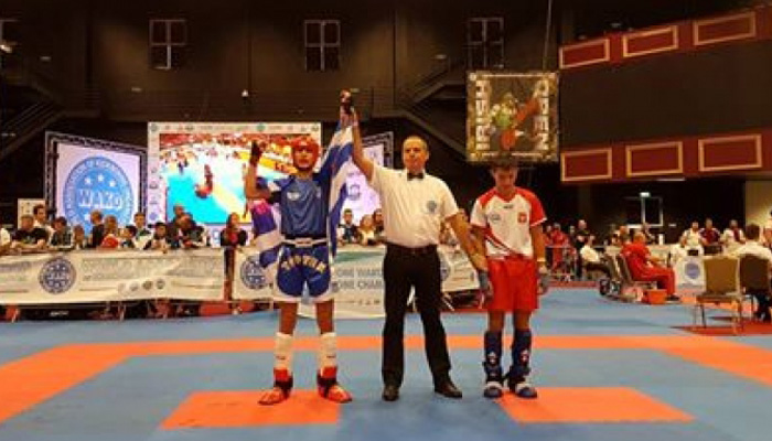 Κρητικόπουλο παγκόσμιος πρωταθλητής στο Kick-Boxing