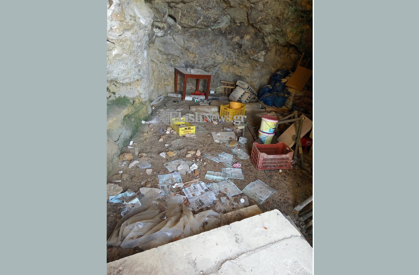 Εικόνες ντροπής – Σκουπιδότοπος πίσω απο το Γυαλί Τζαμί (φωτο)