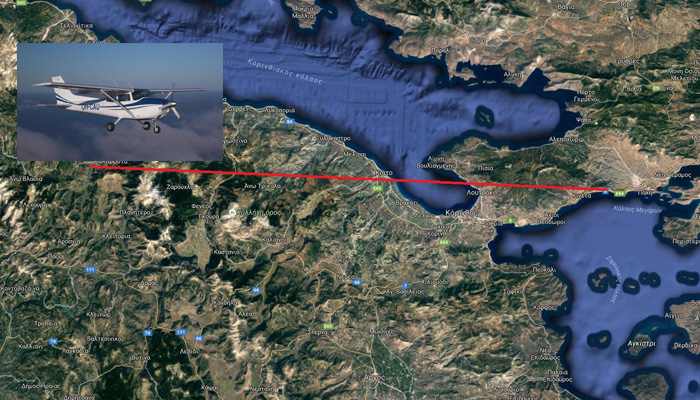 Αεροσκάφος Τσέσνα: Εντείνονται οι έρευνες για πιλότο και συγκυβερνήτη